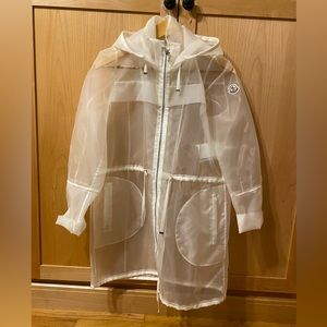 Moncler Sheer Tench Coat - Size M
